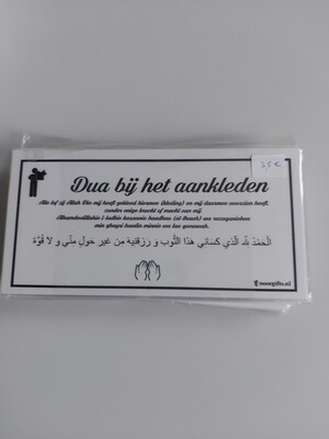 Dua bij aankleden