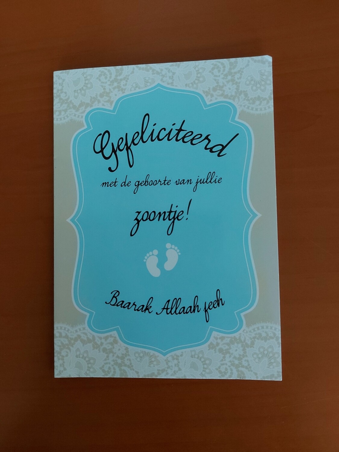Gefeliciteerd met de geboorte van jullie zoontje