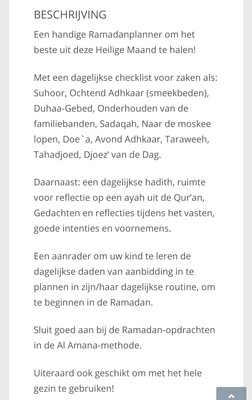 Miqaat Ramadan