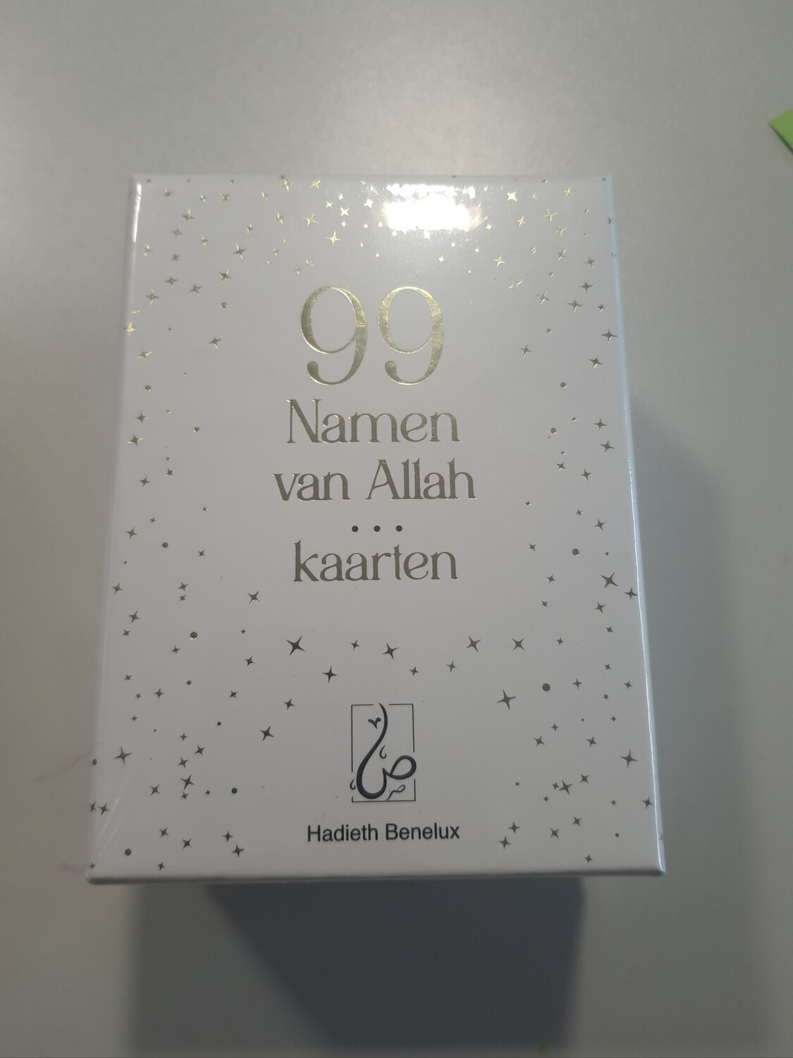 99 namen van Allah kaarten wit