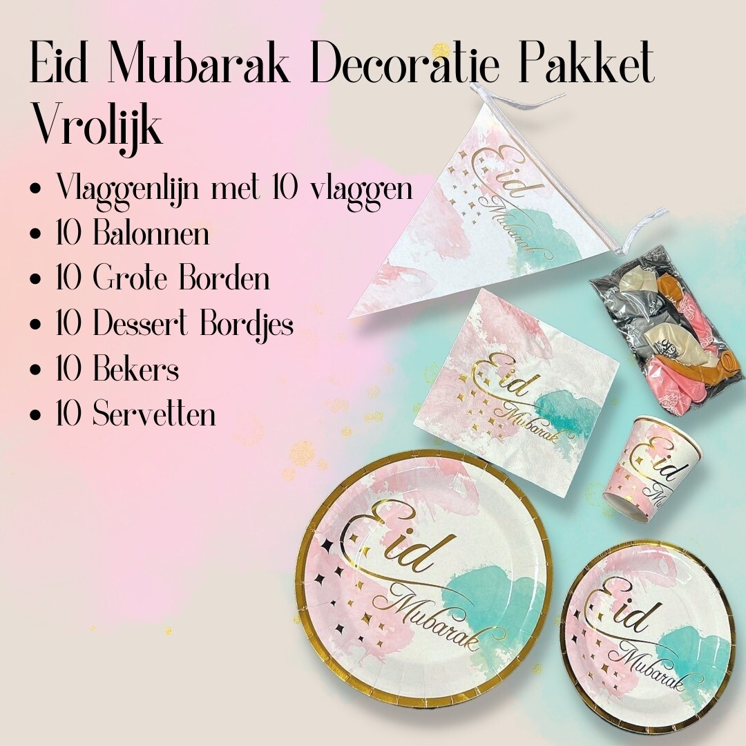 Eid Mubarak pakket vrolijk 10 personen