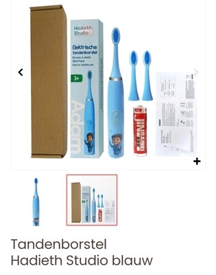 Electrische tandenborstel inclusief batterij blauw