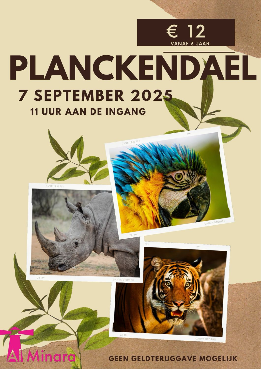 Tickets zoo  Planckendael Mechelen 7 september