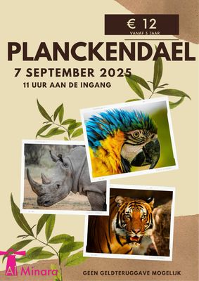 Tickets zoo  Planckendael Mechelen 7 september