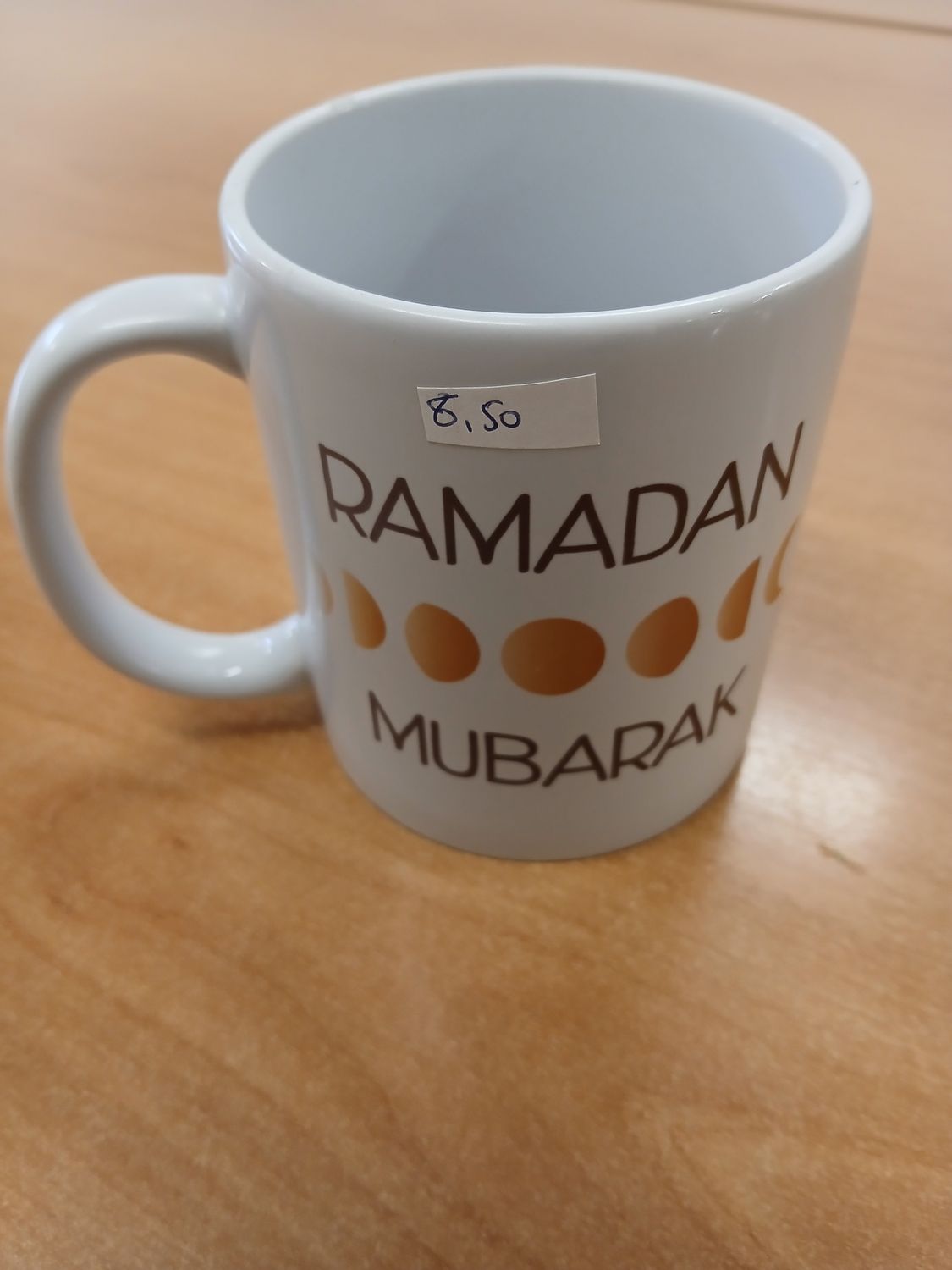 Grote koffiemok Ramadan Mubarak