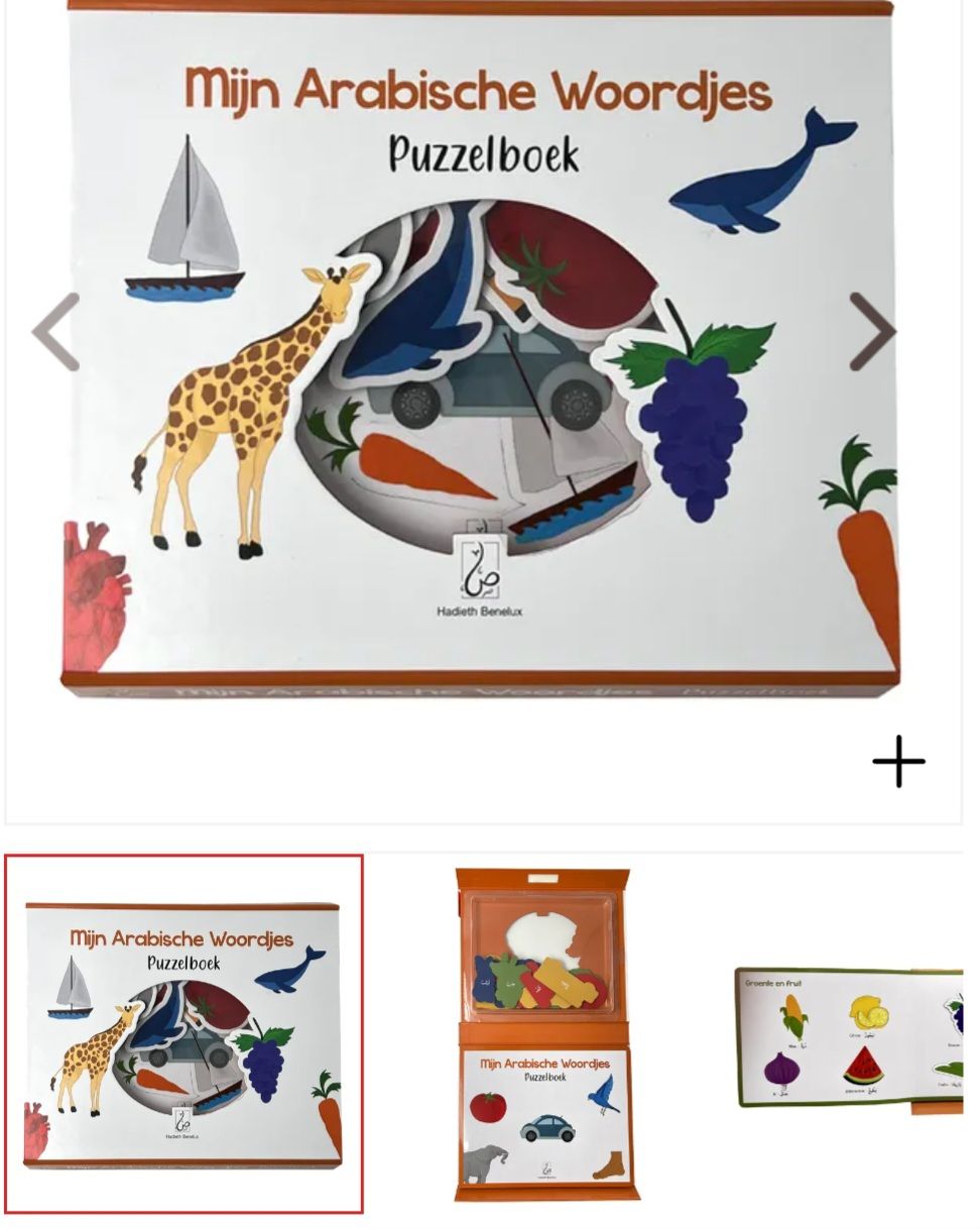 Mijn Arabische woordjes puzzelboek
