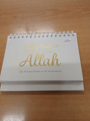 99 namen van Allah kalender ( wit )