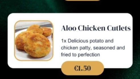 Aloo chicken cutlets