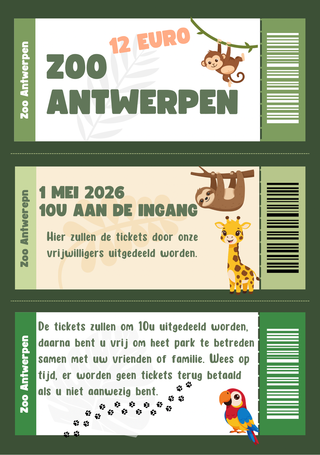Zoo Antwerpen 1 mei 2026