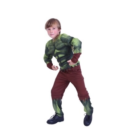 De Hulk kostuum kind verkleedkledij Superheld voor 10 tot 12 jaar maat 152