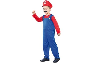 Mario Bros kostuum kind verkleedkledij Superheld