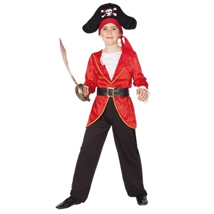 Piraat kostuum kind verrkleedkledij Piraten voor 10 tot 12 jaar maat 152
