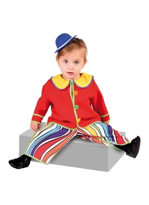Clown kostuum Baby verkleedkledij Carnaval Maat 74
