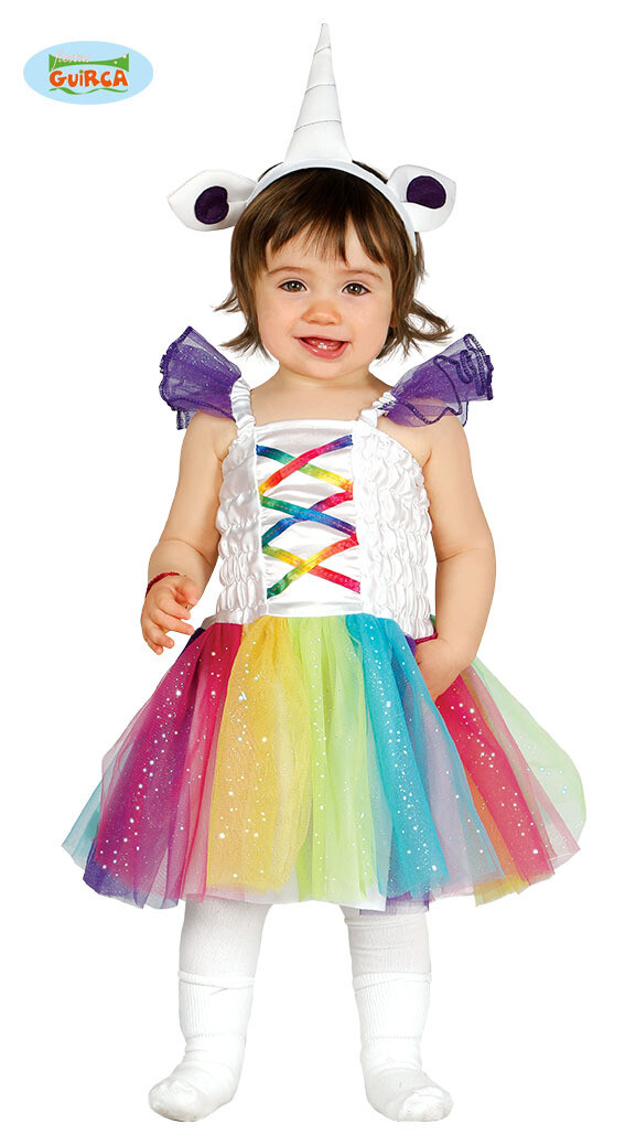 Unicorn kleedje kostuum baby verkleedkledij eenhoorn 6 tot 12 maanden