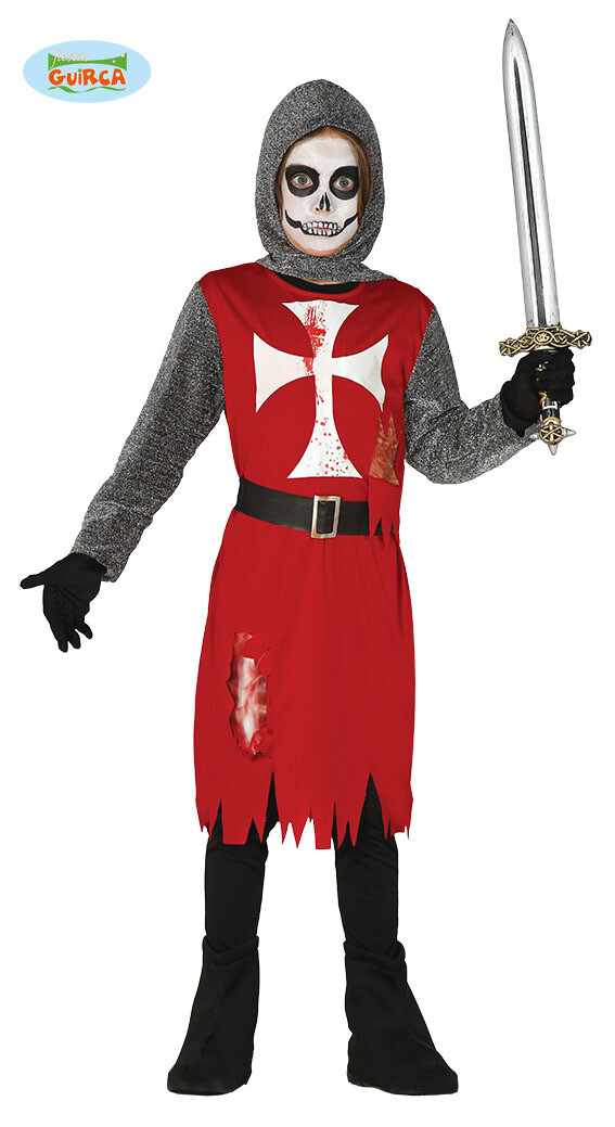 Ridder bloed kostuum kind Halloween verkleedkledij voor 5 tot 6 jaar maat 116