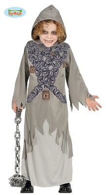 Geest met kettingen kostuum kind verkleedkledij Halloween voor 5 tot 6 jaar maat 116 Ghost Chains