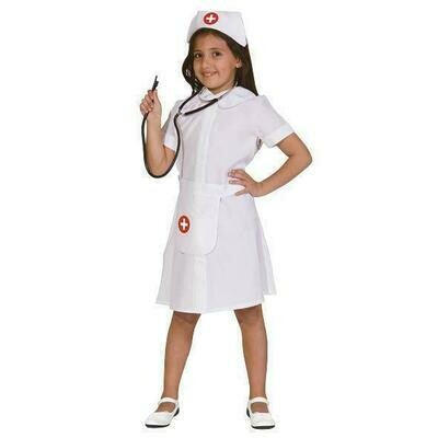 Verpleegster kostuum kind verkleedkledij Nurse verkleedpak maat 140 maat 152
