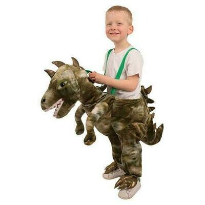 Dinosaurus pak instap kostuum kind wilde dieren Jump-in  verkleedpak dino van 3 tot 8 jaar