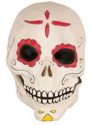 Masker Dias de los Muertos rubber latex Halloween