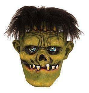 Masker Frankenstein met tanden  rubber latex Halloween