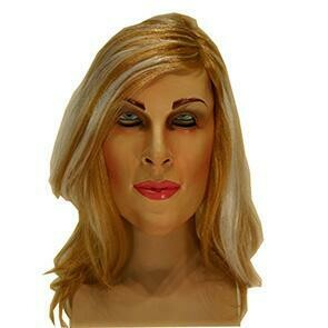 Masker dame vrouw rubber latex
