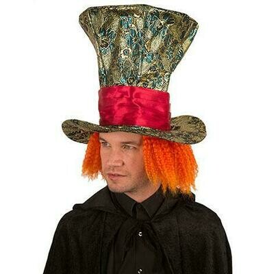 Mad Hatter hoed De gekke hoedenmaker Disney hoge hoed met haar