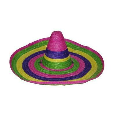 Hoed Mexico Mexicaanse hoed Sombrero Mexicaan in diverse kleuren voor dames en kinderen