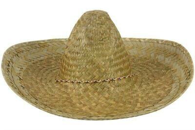 Hoed Mexico Mexicaanse hoed Sombrero Mexicaan in naturel kleur