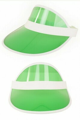 Zonneklep groen pet Nineties zonnepet