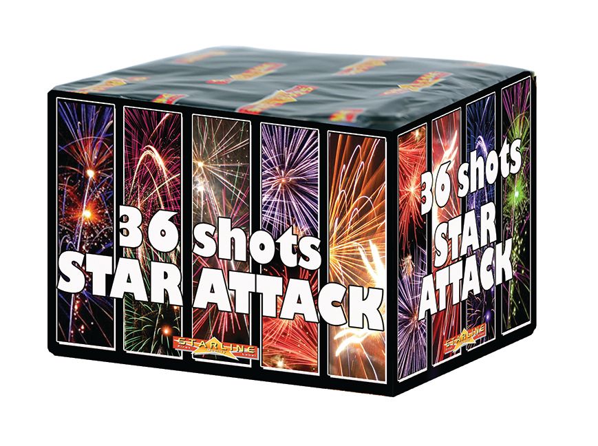 Vuurwerk STAR ATTACK 36 shots