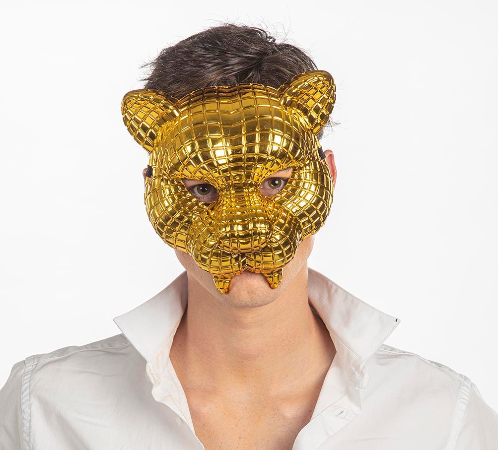 masker VIP Squid game goud