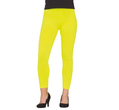 Neon legging fluo geel