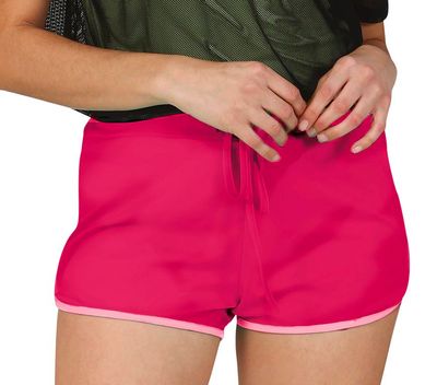 Short ROZE  80-ties Fout Kamping Kitsch