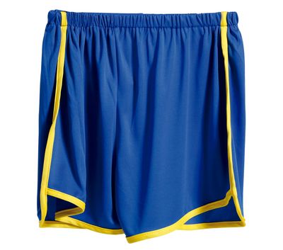 Short BLAUW  80-ties Fout Kamping Kitsch