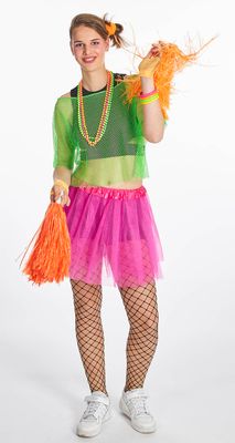 T-shirt net GROEN fluo neon
