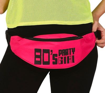 Heuptasje fluo roze , draag je geld dichtbij op feestjes !