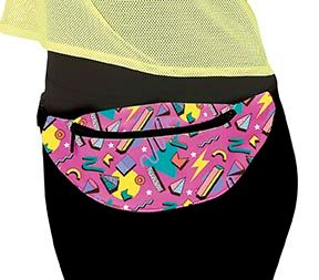 Heuptasje roze met prints , een must voor party&#39;s
