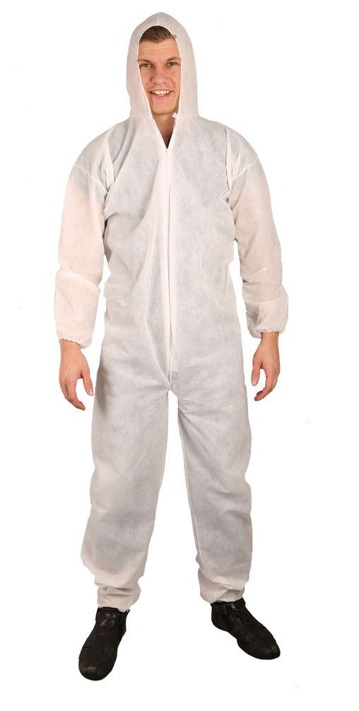 Overall wit schildersoverall