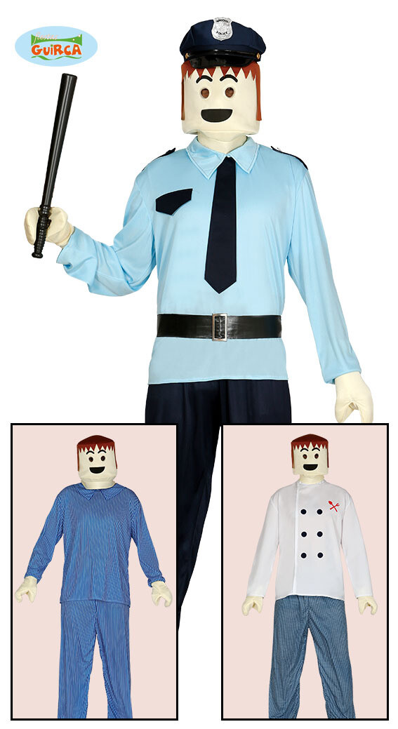 Playmobil verkleed handen en hoofd ! Voor volwassenen