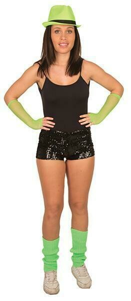 Short zwart in pailletten glitter maat 38
