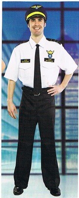 Piloot kostuum volwassenen maat Large Piloot kostuum volwassenen maat Large