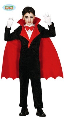 Vampier Vampiro kostuum kind verkleedkledij Halloween 5 tot 6 jaar maat 116