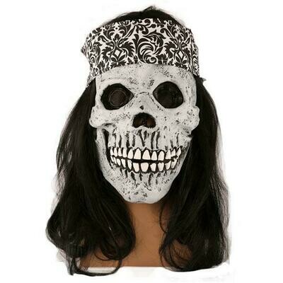 Masker doodshoofd piraat  geraamte rubber latex Halloween