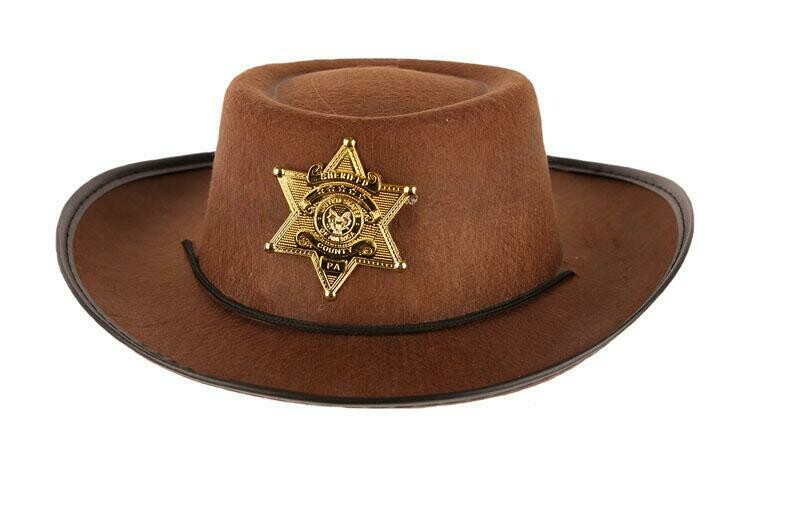 Cowboyhoed bruin kind vanaf 9 jaar