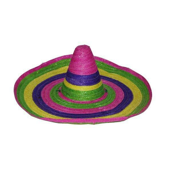 Hoed Mexico Mexicaanse hoed Sombrero Mexicaan in diverse kleuren voor dames en kinderen