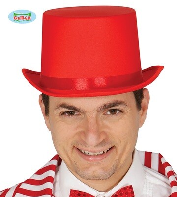 Buishoed Rood satijn