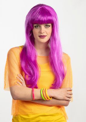 T-shirt net ORANJE fluo neon