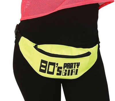 Heuptas fluo geel ideaal voor party's