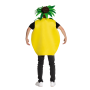 Ananas kostuum eten en drinken geel foute party kamping kitsch