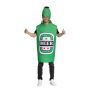 Bier kostuum bierfles kamping kitsch foute party darts carnaval verkleedpak